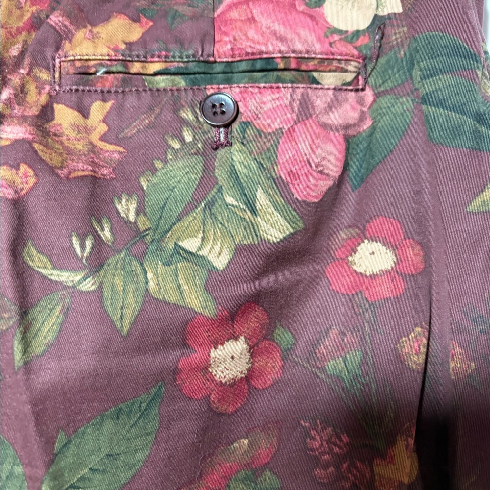 Talbots Floral Print Pants - Multicolor - Picture 9 of 13